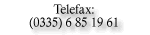 Telefax: (0335) 6 85 19 61